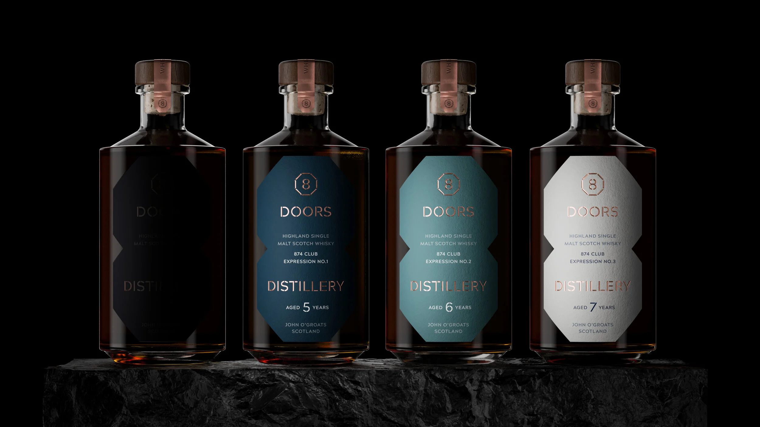 874 Club Bottles Package — 8 Doors Distillery | Whisky Distillery